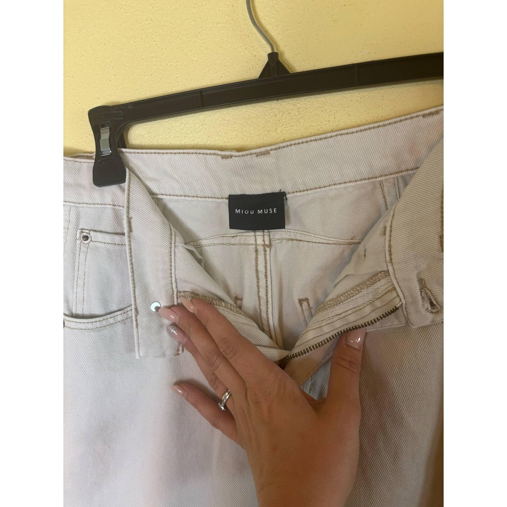 Miou Muse Women's Jeans Size Small High‎ Waist Light Wash - Picture 6 of 6